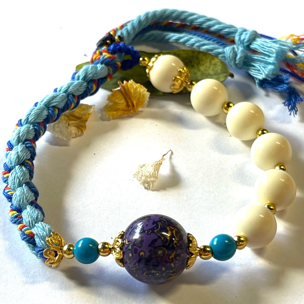 Daqi Ivory Nut Handmade Woven Bracelet